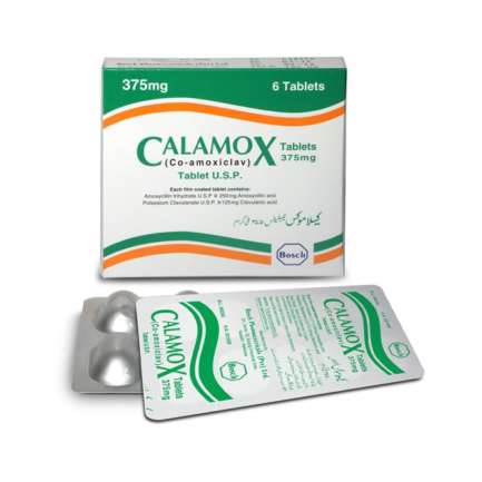 Calamox tablet 375 mg 6's