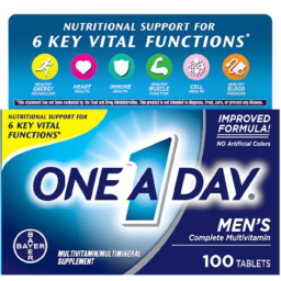 One A Day Mens 100ct Size Multivitamin Supplement