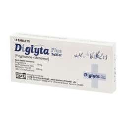 Diglyta Plus tablet 15/500 mg 14's