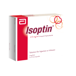 Isoptin Injection 2.5 mg 5 Ampx2 mL