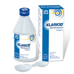 Klaricid suspension 125 mg 60 mL