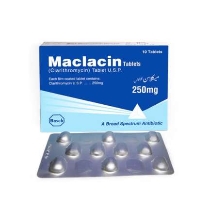 Maclacin tablet 250 mg 10's
