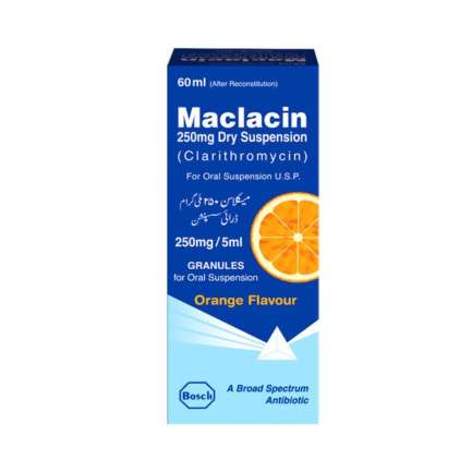 Maclacin suspension DS 250 mg 60 mL