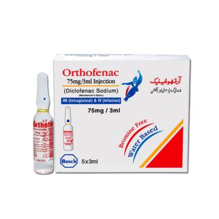 ORTHOFENAC 25mg|ml Injection 3mlx5s
