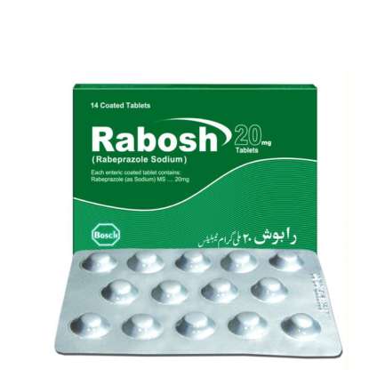 Rabosh tablet 20 mg 14's