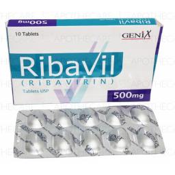 Ribavil tablet 500 mg 10's