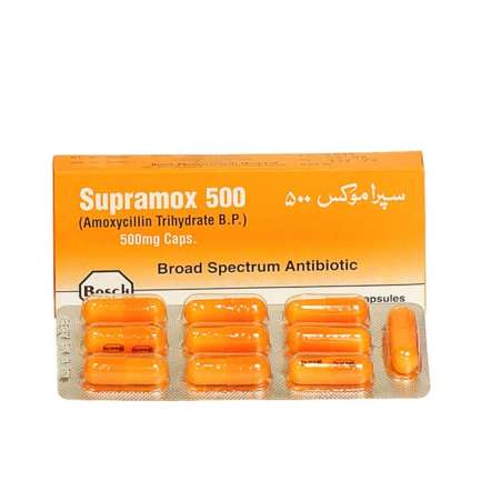 Supramox capsule 500 mg 20's