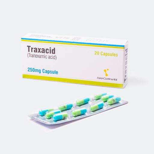 Traxacid capsule 250 mg 20's