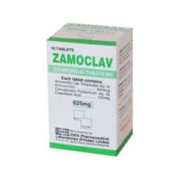 Zamoclav tablet 625 mg 10's