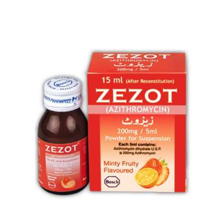 Zezot suspension Dry 200 mg 15 mL