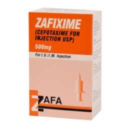 Zafixime Injection 500 mg 1 Vial
