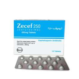 Zecef tablet 250 mg 14's