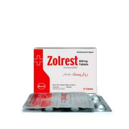 Zolrest tablet 600 mg 2x6's