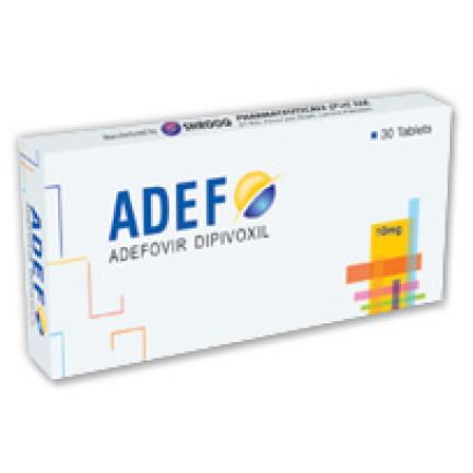 Adef tablet 10 mg 3x10's