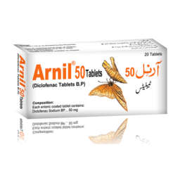 Arnil tablet 50 mg 2x10's