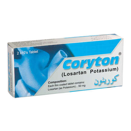 Coryton tablet 50 mg 2x10's
