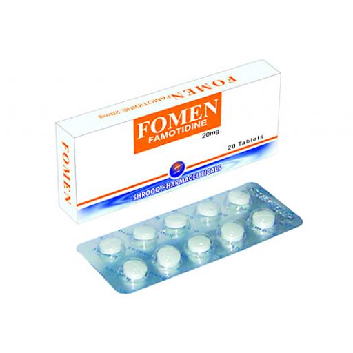 Fomen tablet 20 mg 2x10's