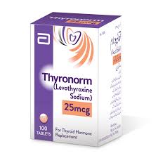 Thyronorm tablet 25 mcg 100's