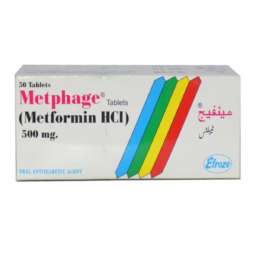 Metphage tablet 500 mg 50's