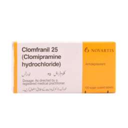 Clomfranil tablet 25 mg 10x10's