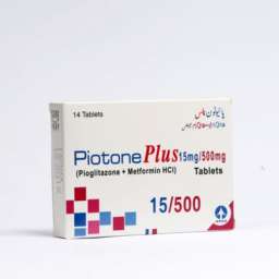 Piotone Plus tablet 15/500 mg 14's