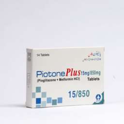 Piotone Plus tablet 15/850 mg 14's