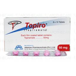 Topiro tablet 50 mg 6x10's