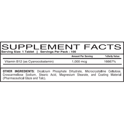 Centrovital Vitamin B12 – 1000 MCG