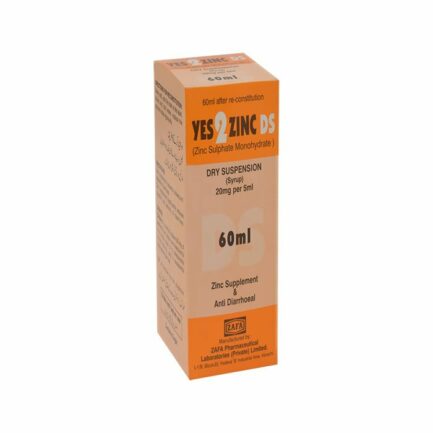 Yes 2 Zinc syrup DS 20 mg 60 mL