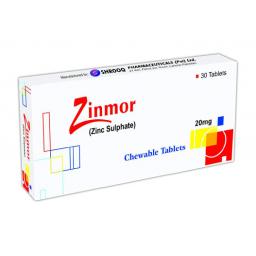 Zinmor tablet 20 mg 30's