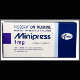 Minipress tablet 1 mg 20's