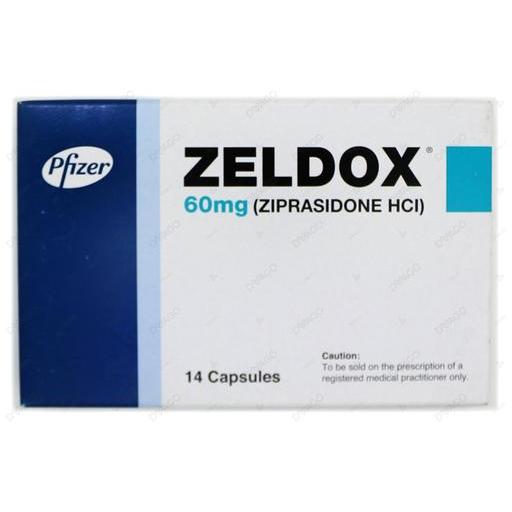 Zeldox capsule 60 mg 14's