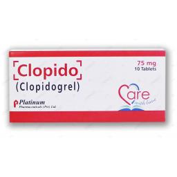 Clopido tablet 75 mg 10's