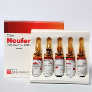 Neufer Injection 100 mg 5 Ampx5 mL Price in Pakistan MedicalStore