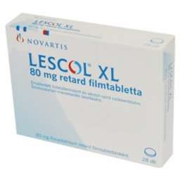Lescol tablet XL 80 mg 28's