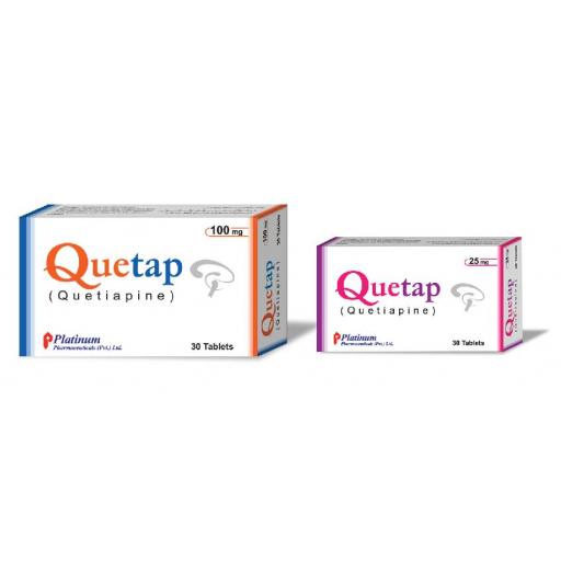 Quetap tablet 25 mg 3x10's