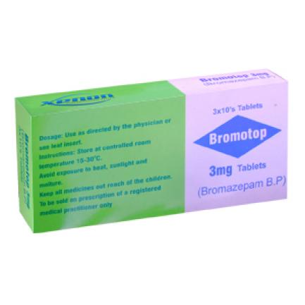 Bromotop tablet 3 mg 3x10's