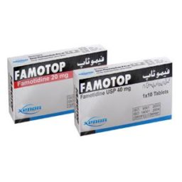 Famotop tablet 40 mg 10's