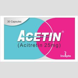 Acetin capsule 25 mg 3x10's