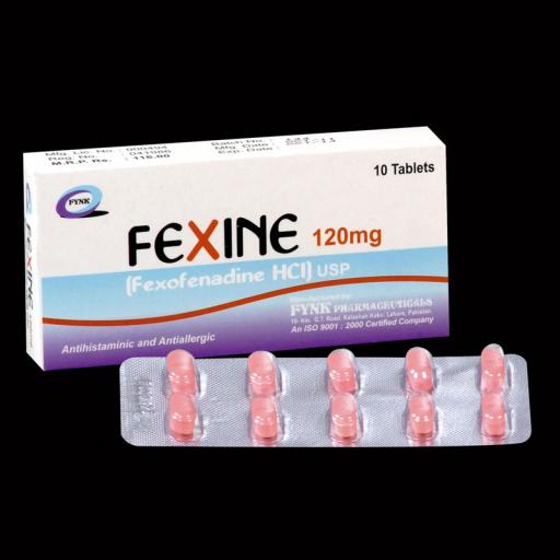 Fexine tablet 120 mg 10's