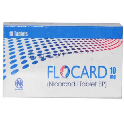 Flocard tablet 10 mg 10's