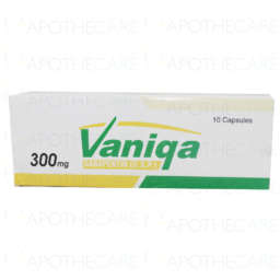 Vaniqa capsule 300 mg 10's