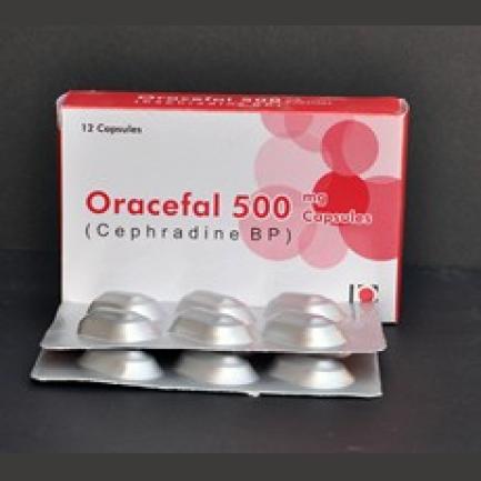 Oracefal capsule 500 mg 12's
