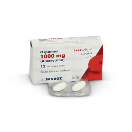 Ospamox tablet 1 gm 12's