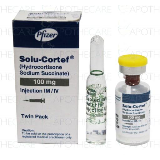 Solu-Cortef Injection 100 mg 1 Vial
