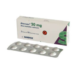 Atorsan tablet 20 mg 10's