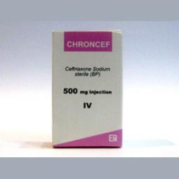 Chroncef Injection IV 500 mg 1 Vial