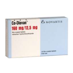 Co-diovan tablet 160/12.5 mg 14's