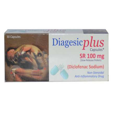 Diagesic Plus tablet 100 mg 30's