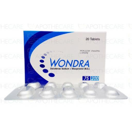 Wondra tablet 75/0.2 mg 2x10's